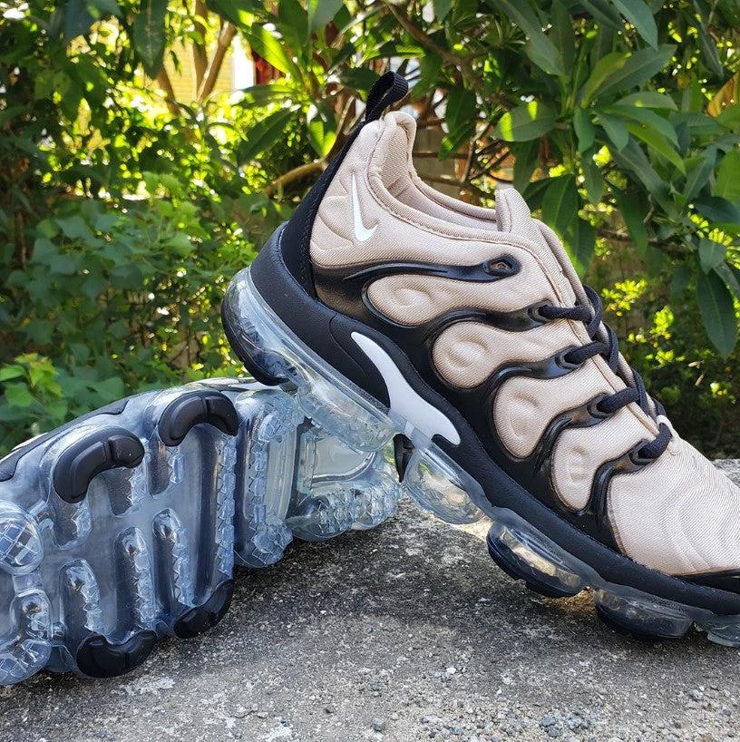 Air VaporMax Plus Black Beige Shoes Sneakers by Air Jordan