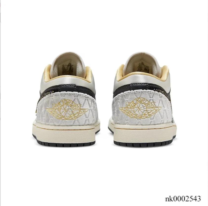 Air Jordan 1 Low Beaded Swoosh Shoes Sneakers by Air Jordan
