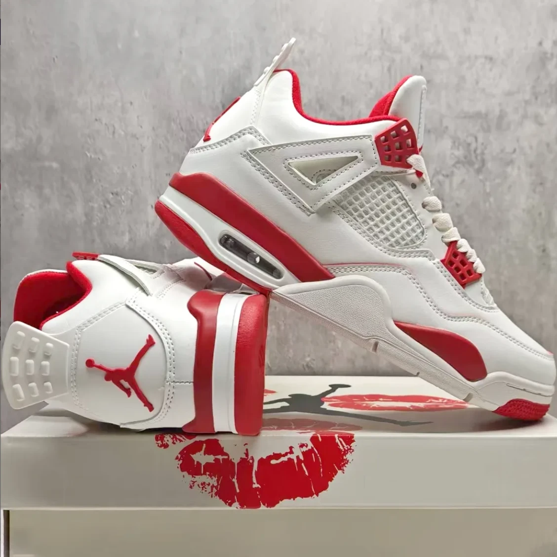 Air Jordan 4 Sierra Red Shoes Sneakers by Air Jordan
