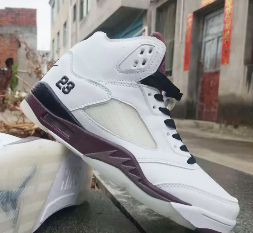 A Ma Maniere x Air Jordan 5 Violet Ore Shoes Sneakers by Air Jordan
