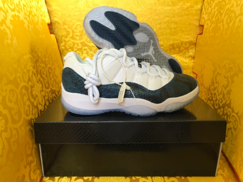 Air Jordan 11 Dark Blue Snake Pattern by Air Jordan