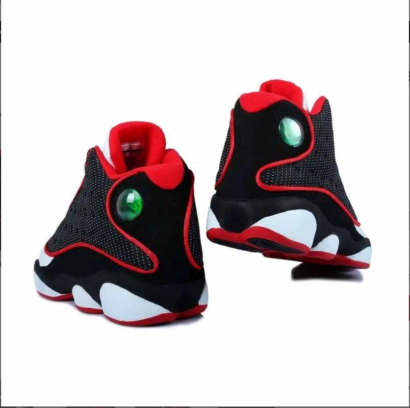 Air Jordan 13 White Black Red Mesh Shoes Sneakers by Air Jordan