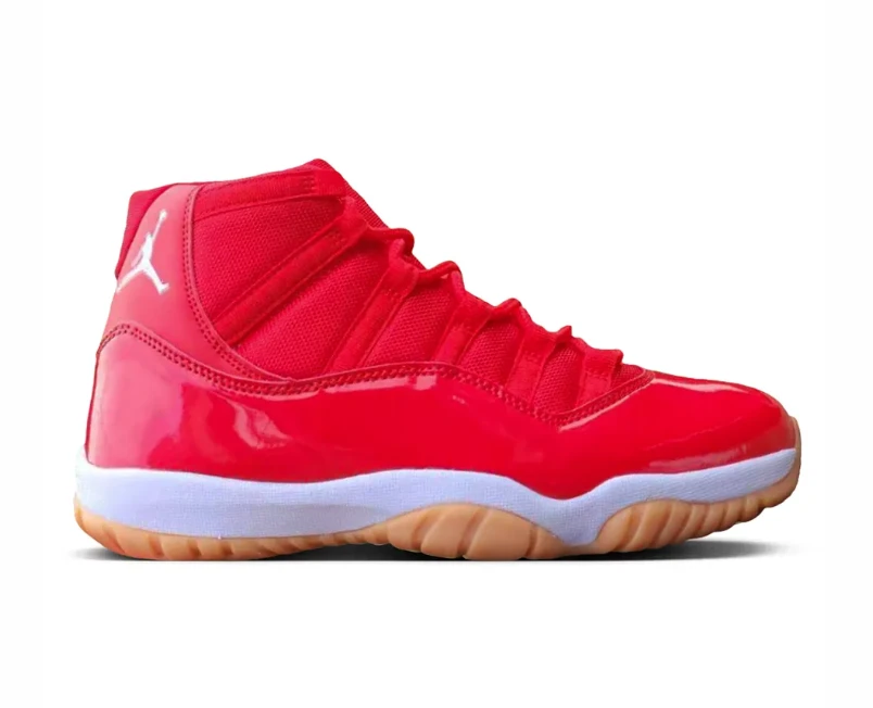 Air Jordan 11 Red Gum Shoes Sneakers by Air Jordan