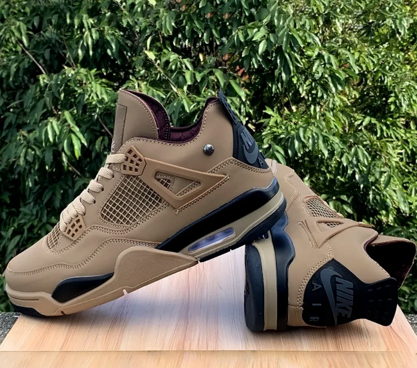 A Ma Maniére x Air Jordan 4 Dark Mocha Shoes Sneakers by Air Jordan