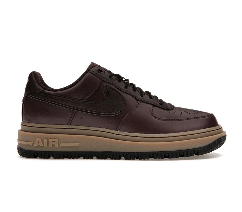 Air Force 1 Low Luxe Brown Basalt Shoes Sneakers by Air Jordan