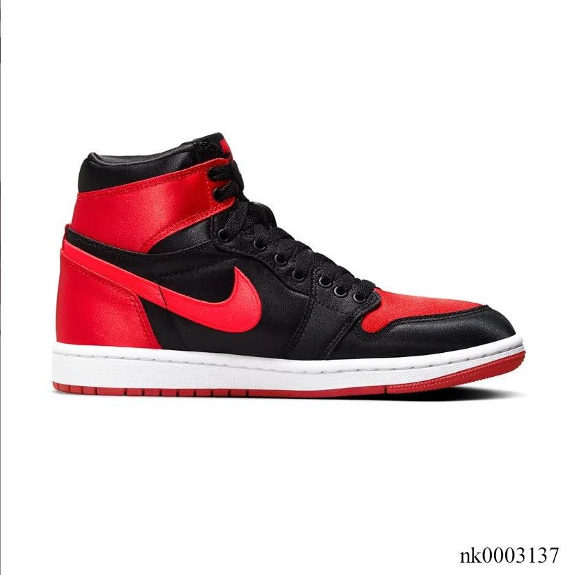 Air Jordan 1 Retro High OG Satin Bred Shoes Sneakers by Air Jordan