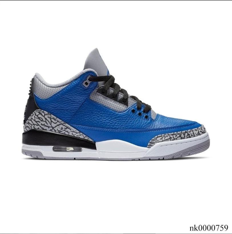 Air Jordan Jordan 3 Retro Varsity Royal Cement Shoes Sneakers by Air Jordan