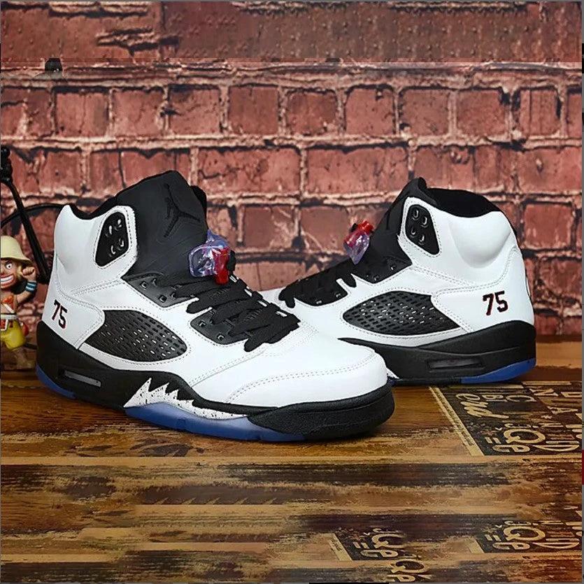 Air Jordan 5 Paris Saint Germain F&F White Shoes Sneakers by Air Jordan
