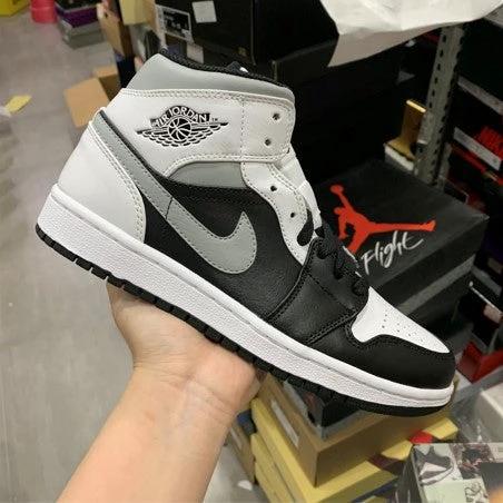 Air Jordan 1 Mid White Shadow Grey by Air Jordan