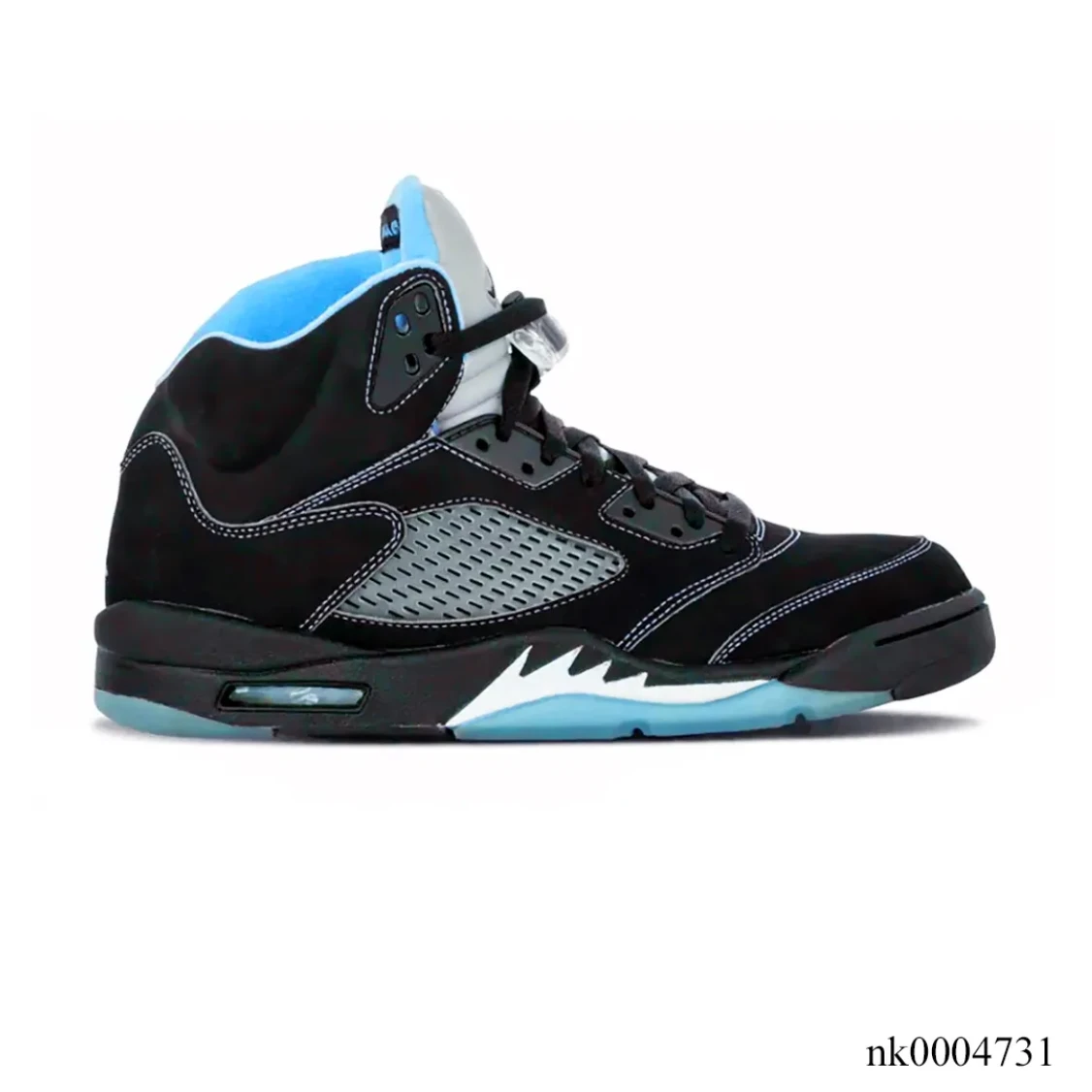 Air Jordan 5 Black University Blue Shoes Sneakers by Air Jordan