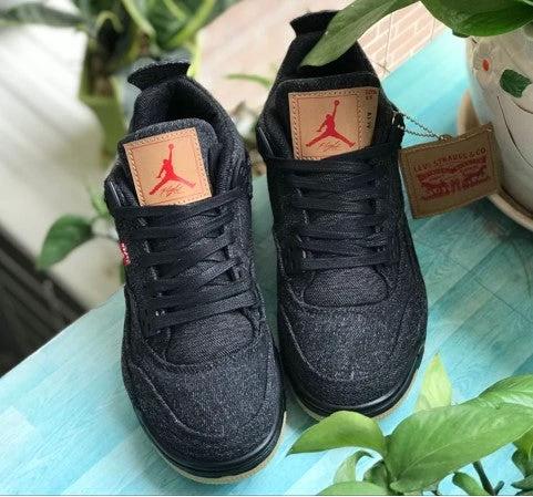 Air Jordan 4 Black Gray by Air Jordan