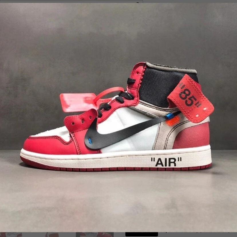 Off-White x Air Jordan 1 High Chicago Shoes Sneakers by Air Jordan
