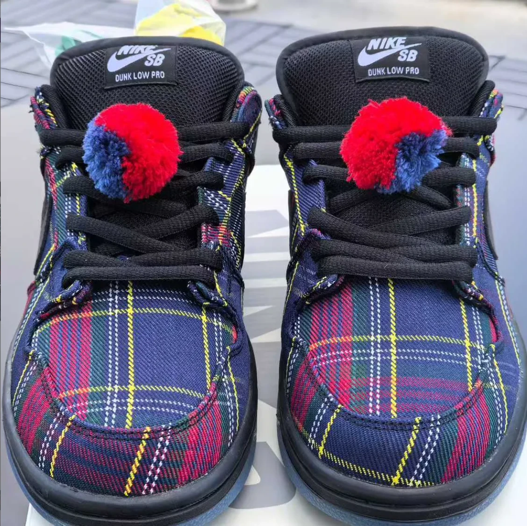 Nardwuar x Dunk Low SB Pro Tartan Shoes Sneakers by Air Jordan