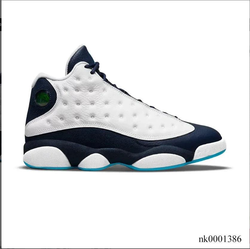 Air Jordan 13 Retro White Obsidian Powder Blue Shoes Sneakers by Air Jordan