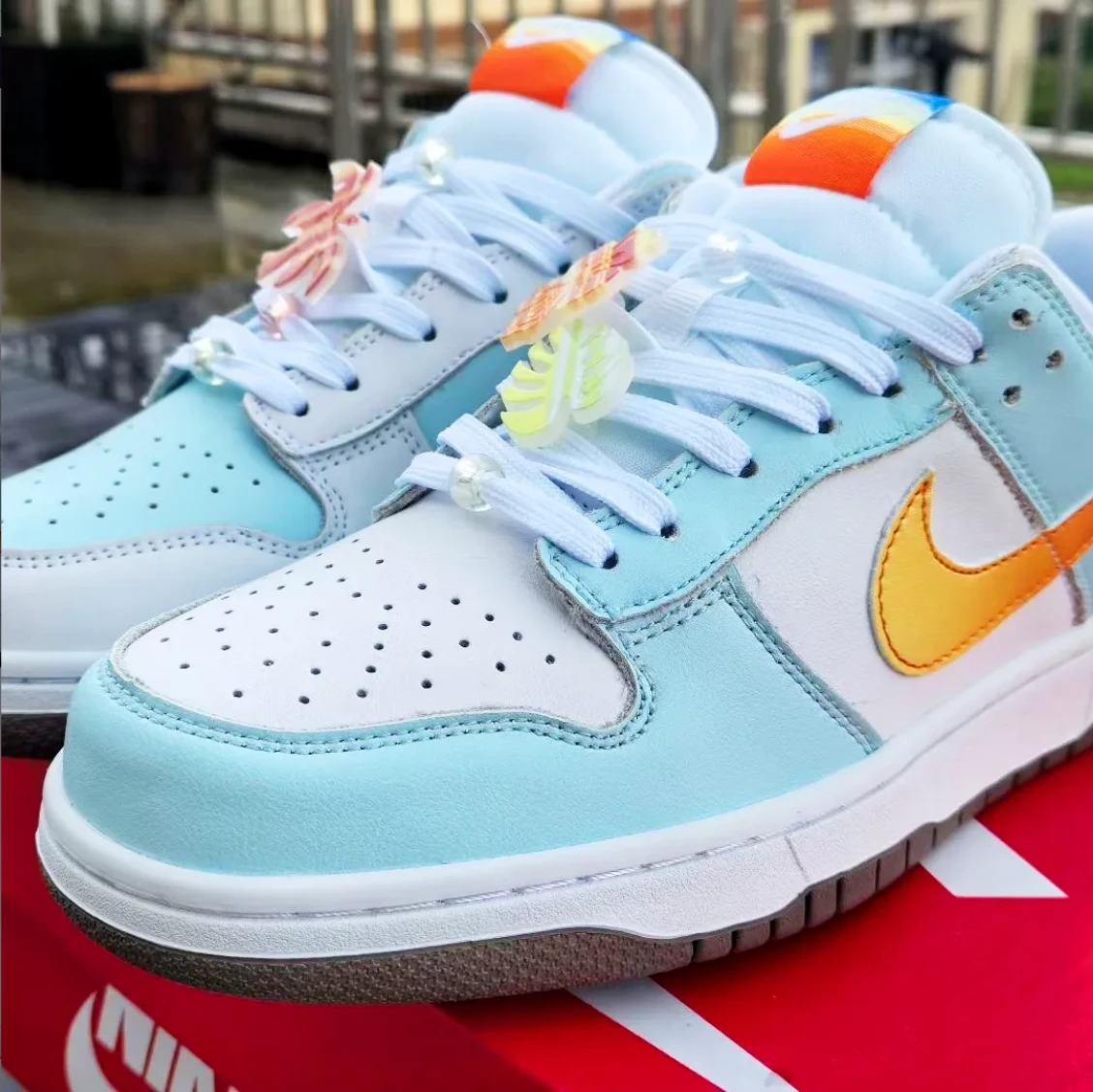 Dunk Low LX Beach Sunset Shoes Sneakers by Air Jordan