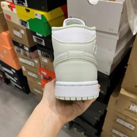 Air Jordan 1 Mid Top White Mint Spruce by Air Jordan