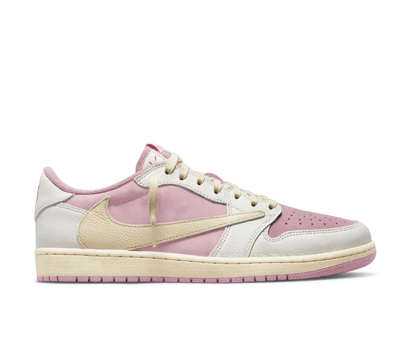 Travis Scott x Air Jordan 1 Low OG Shy Pink Shoes Sneakers by Air Jordan
