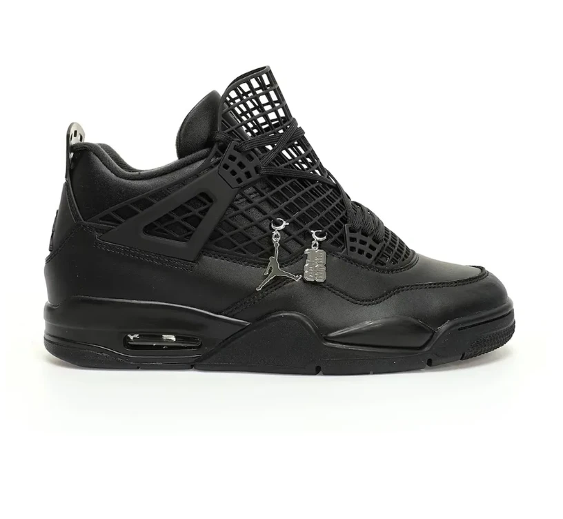 Air Jordan 4 NET Black Shoes Sneakers by Air Jordan
