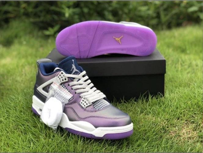 Air Jordan 4 Retro Monsoon Blue (GS) Shoes Sneakers by Air Jordan