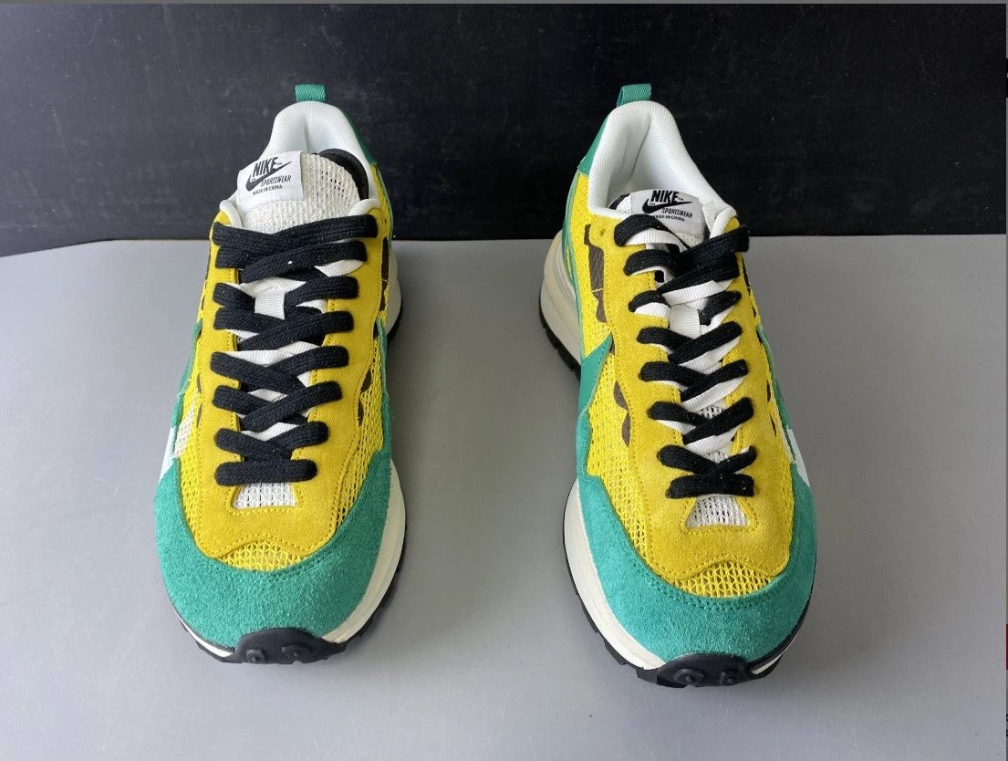Sacai x Pegasua Vaporfly Yellow Green Shoes Sneakers by Air Jordan
