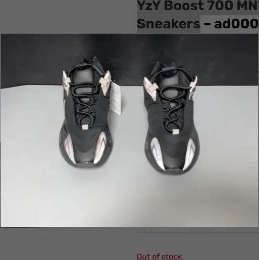 Yeezy Boost 700 MNVN Triple Black Shoes Sneakers by Air Jordan