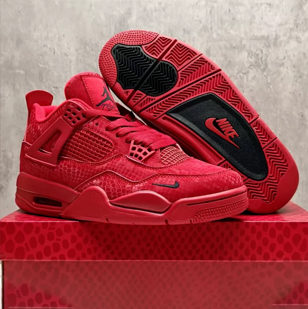 Nigel Sylvester x Air Jordan 4 Red Mamba Shoes Sneakers by Air Jordan