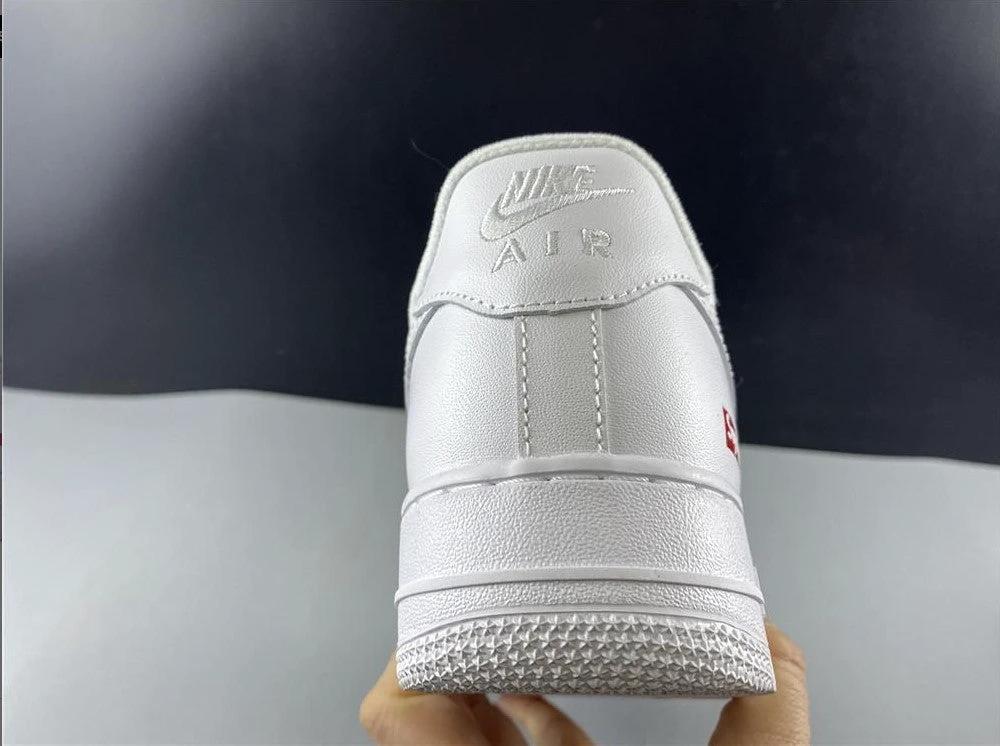 Air Force 1 Low Supreme White Shoes Sneakers by Air Jordan