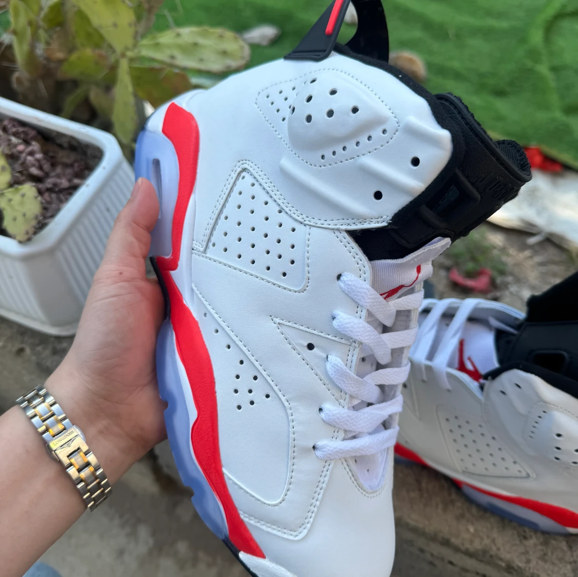 Air Jordan 6 White Infrared Shoes Sneaker by Air Jordan