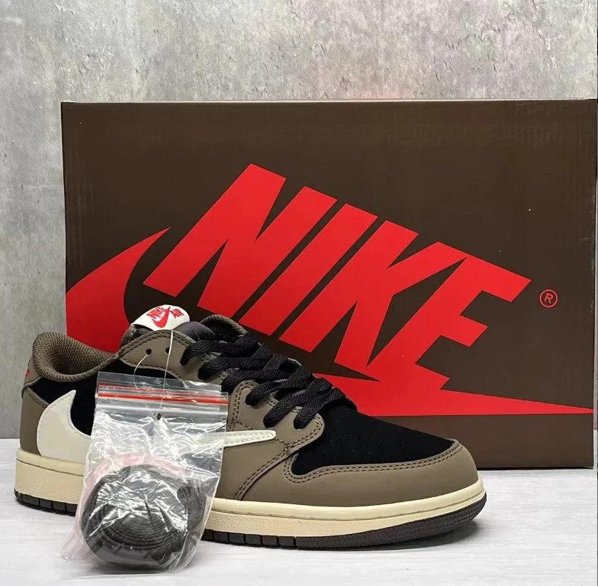 Travis Scott x Air Jordan 1 Low OG Dark Mocha Shoes Sneakers by Air Jordan