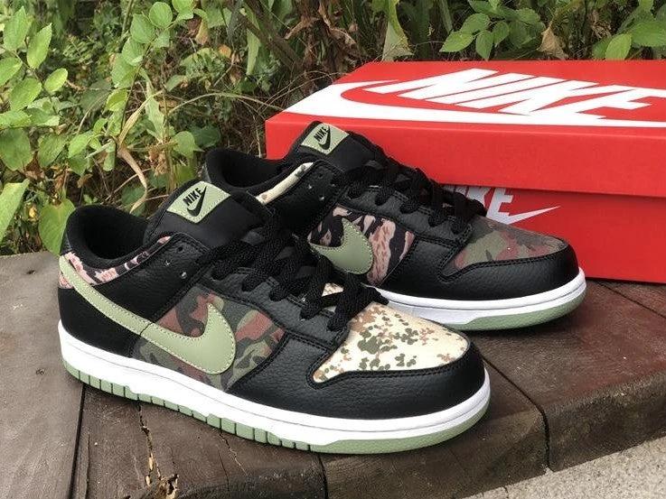Dunk Low Crazy Camo Shoes Sneakers by Air Jordan
