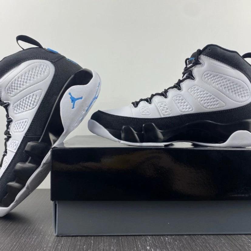 Air Jordan 9 Black University Blue Shoes Sneakers by Air Jordan