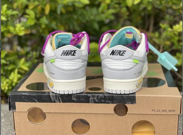 Dunk Low Off-White Lot 21 Shoes Sneakers by Air Jordan