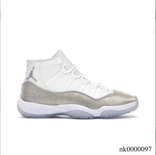 Air Jordan 11 Retro White Metallic Silver (W) Shoes Sneakers by Air Jordan