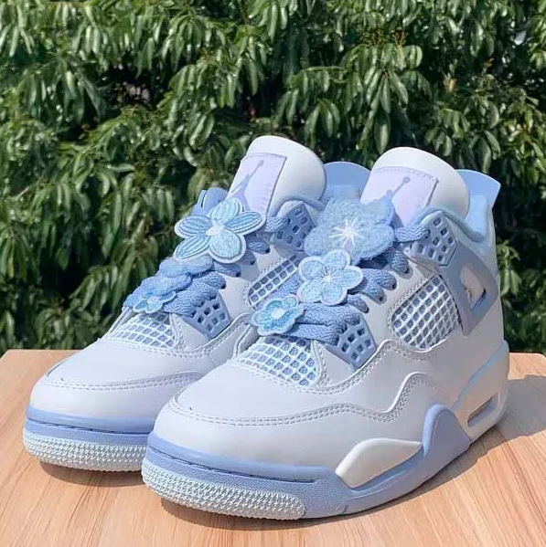 Air Jordan 4 Forget Me Not Shoes Sneakers by Air Jordan