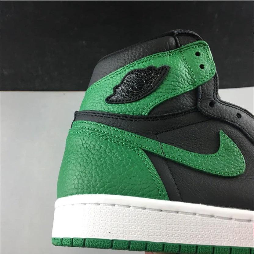 Air Jordan 1 Retro High Pine Green Black Shoes Sneakers by Air Jordan