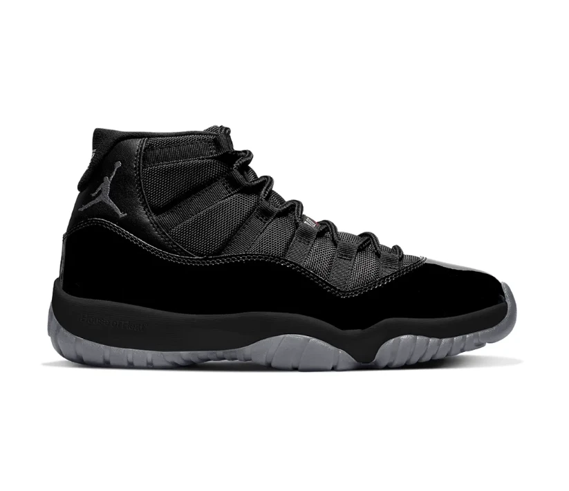 Air Jordan 11 Black Red Grey Shoes Sneakers by Air Jordan