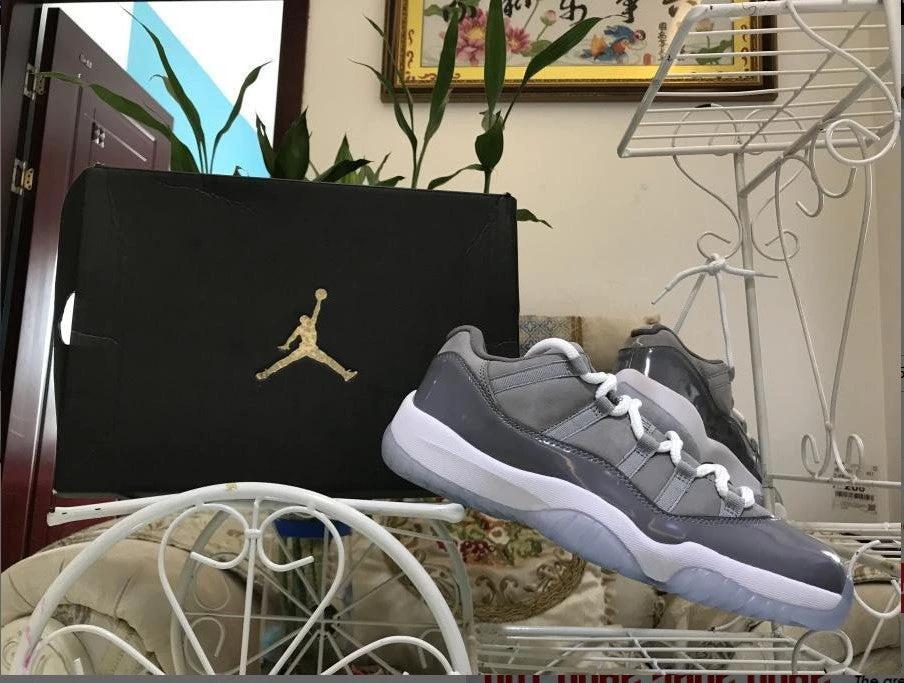 Air Jordan 11 Low Cool Grey Shoes Sneakers by Air Jordan