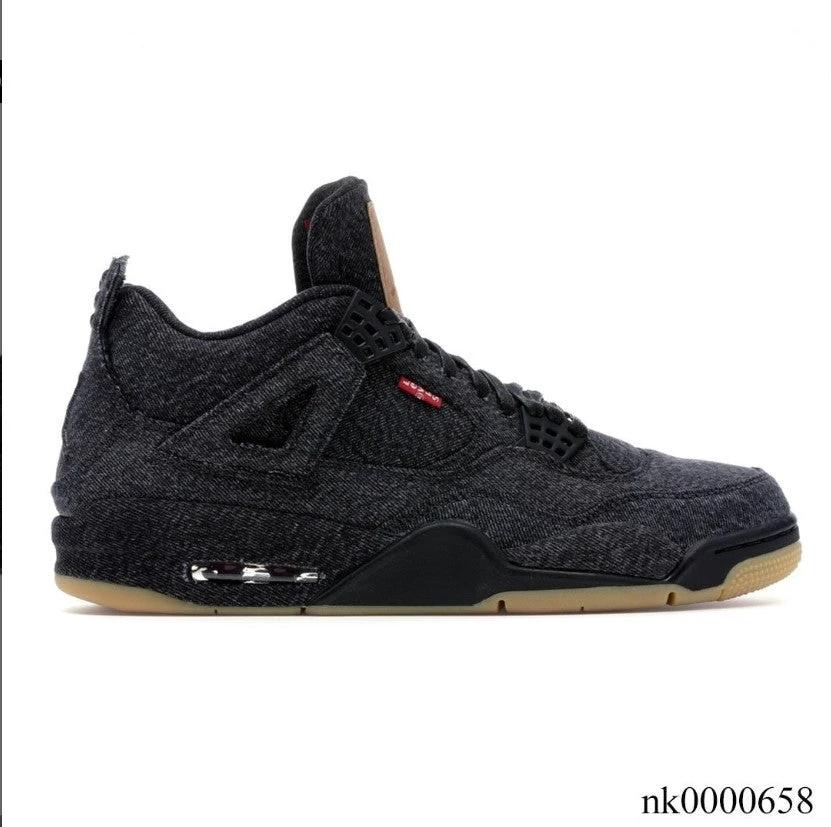 Air Jordan 4 Retro Levi’s Black (Levi’s Tag) Shoes Sneakers by Air Jordan