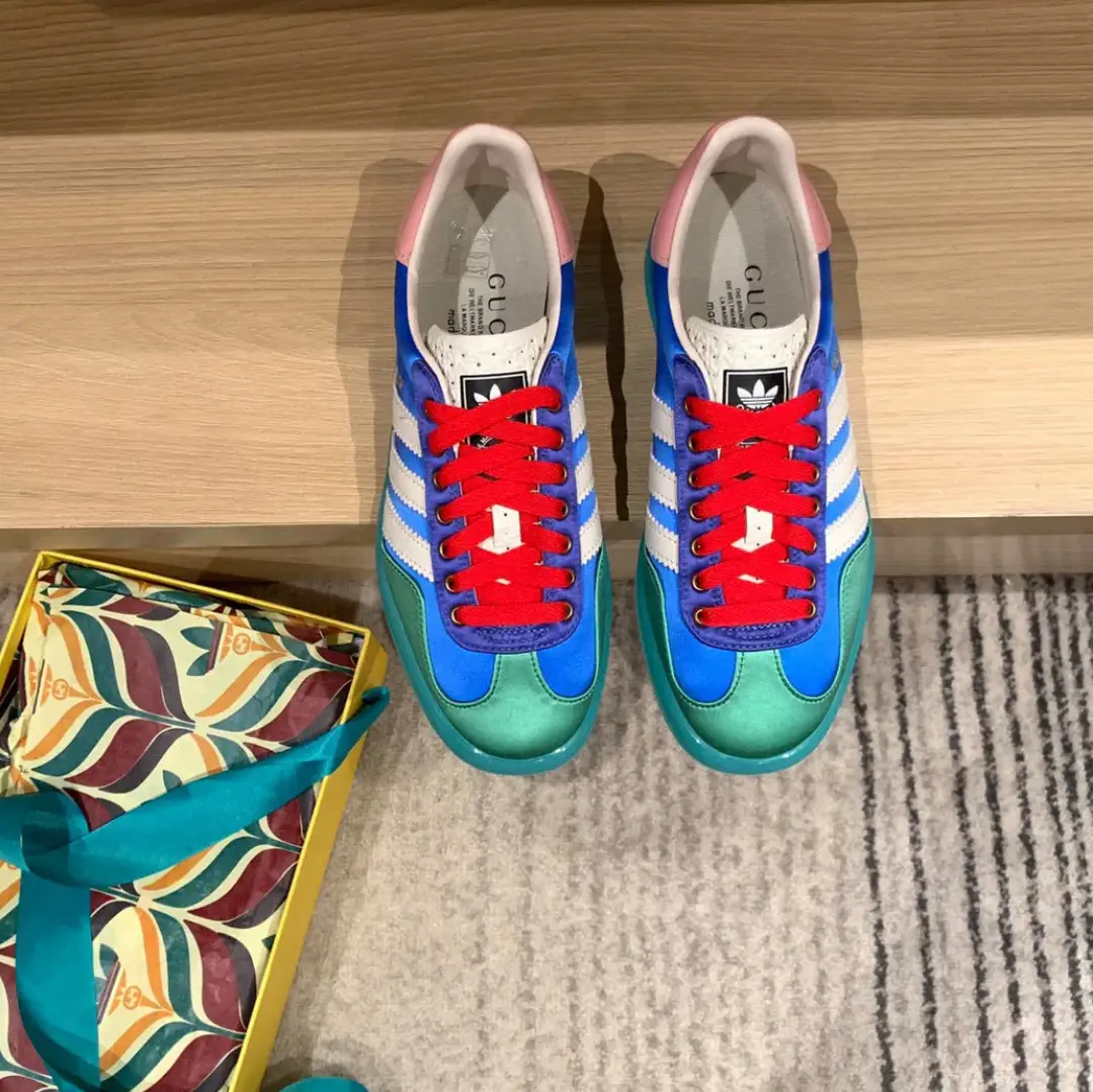 GG x AD Gazelle ‘Light Blue Silk’ Shoes Sneakers by Air Jordan