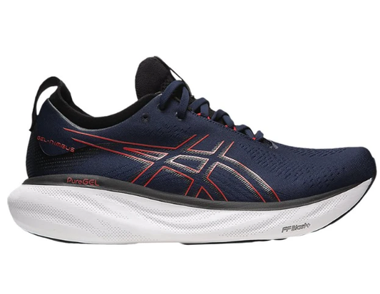Asics Gel Nimbus 25 Midnight Electric Red 1011B547-401 by Air Jordan
