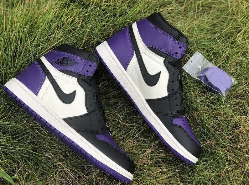 Air Jordan 1 Retro High Court Purple Shoes Sneakers by Air Jordan