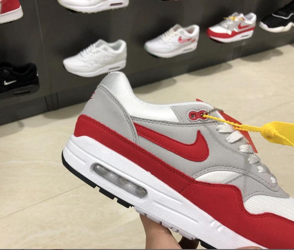 Air Max 1 Anniversary Red Shoes Sneakers by Air Jordan