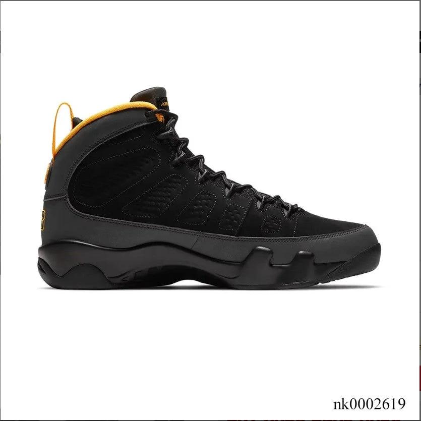 Air Jordan 9 Dark Charcoal University Gold Shoes Sneakers by Air Jordan