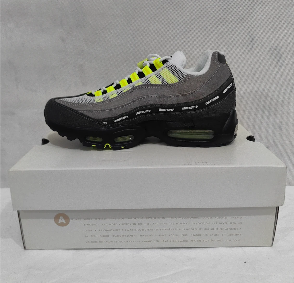 Undefeated x AM 95 Geo NYC Neon Shoes Sneakers by Air Jordan