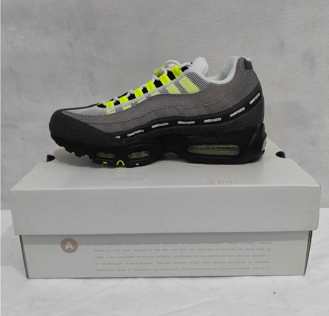 Undefeated x AM 95 Geo NYC Neon Shoes Sneakers by Air Jordan
