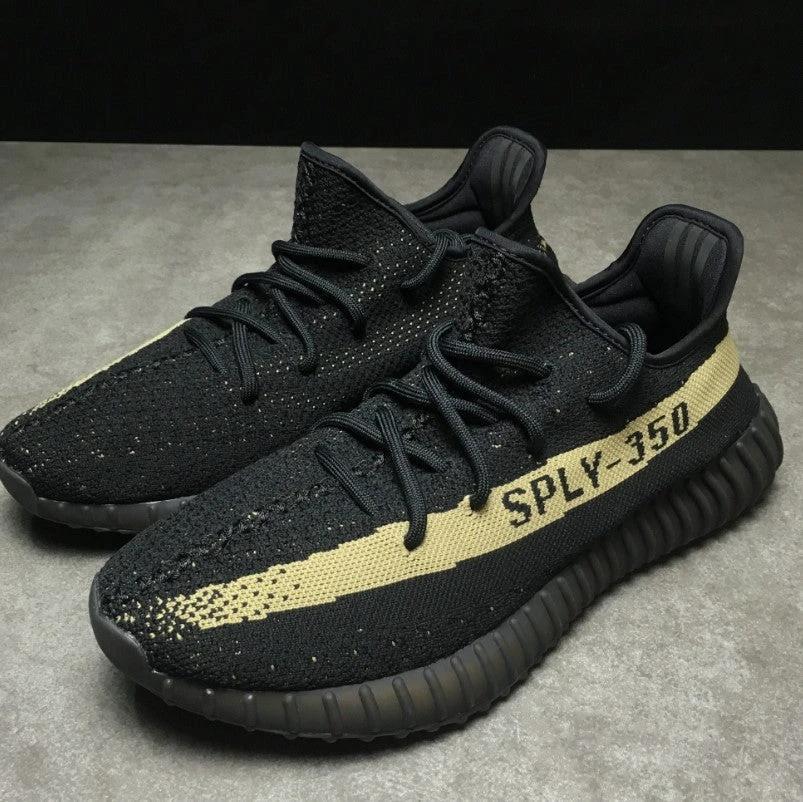 Yeezy Boost 350 V2 Core Black Green Shoes Sneakers by Air Jordan