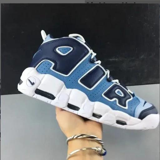 Air More Uptempo 96 Denim Shoes Sneakers by Air Jordan