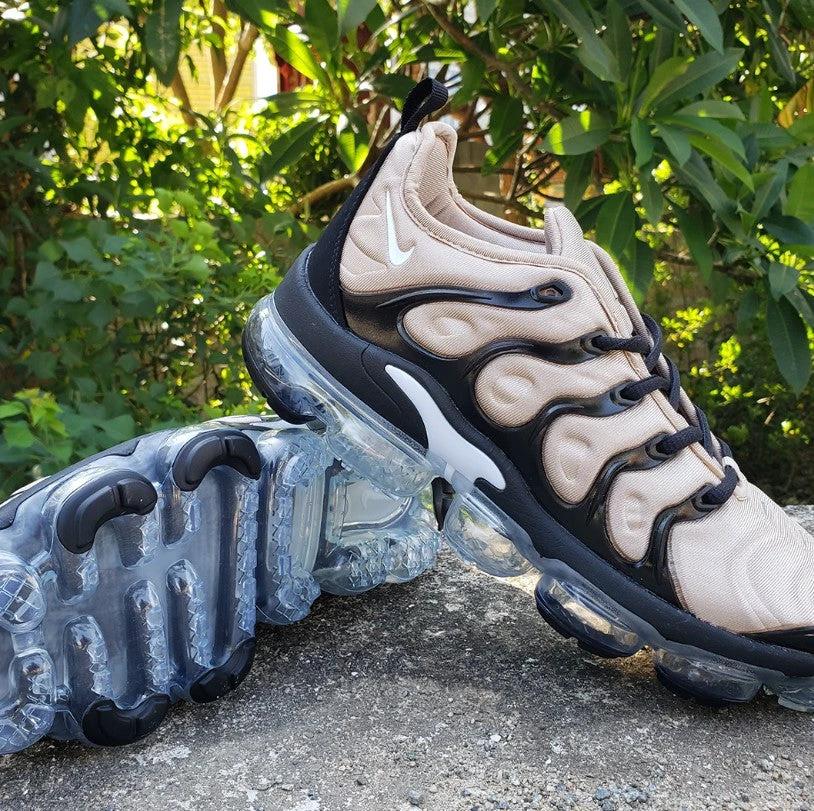 Air Jordan Vapor Max Plus Black Beige Shoes Sneakers by Air Jordan