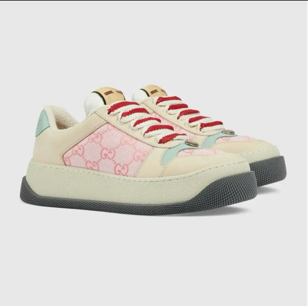 GG Canvas and Leather Shoes Sneakers by Air Jordan