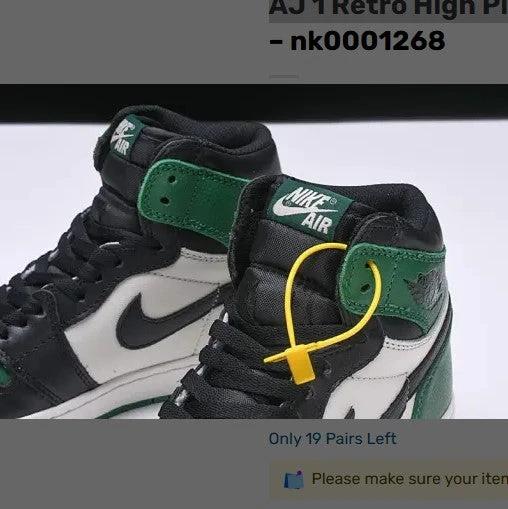 Air Jordan 1 Retro High Pine Green Shoes Sneakers by Air Jordan